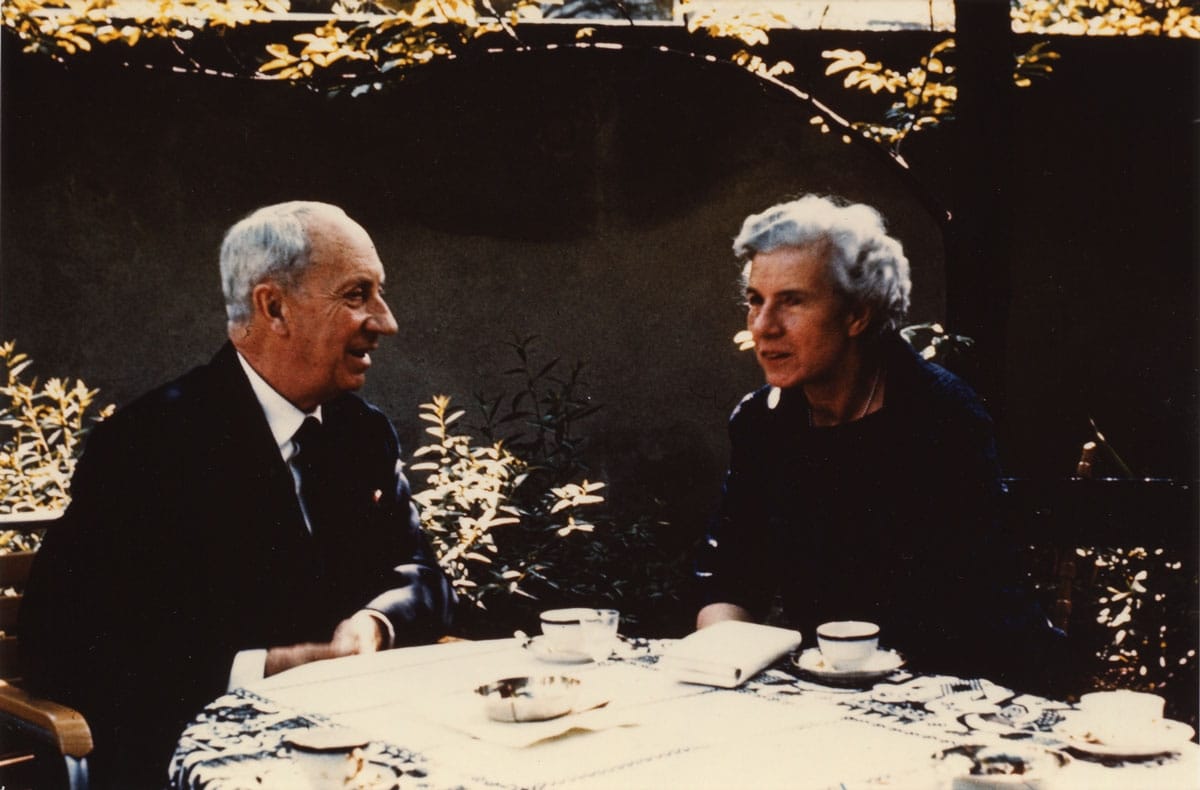 Jean et Marguerite Arp, le jour de leur mariage, mai 1959